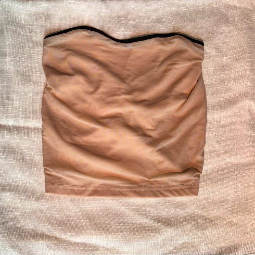 Nude Mesh Top